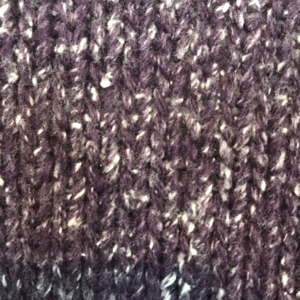 Croft & Barrow Long sleeve purple marled sweater - Picture 6 of 6